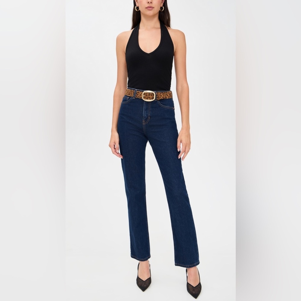 Reformation Jax Stretch High Rise Straight Jeans classic minimalist sz 26 NWT